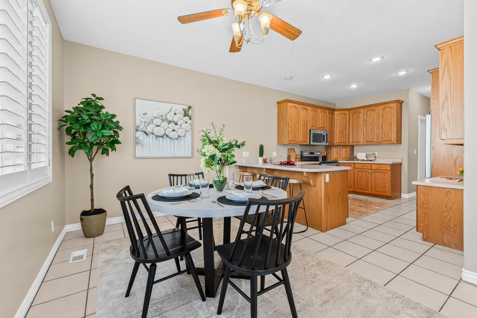 Interior real estate listing photo, Utah