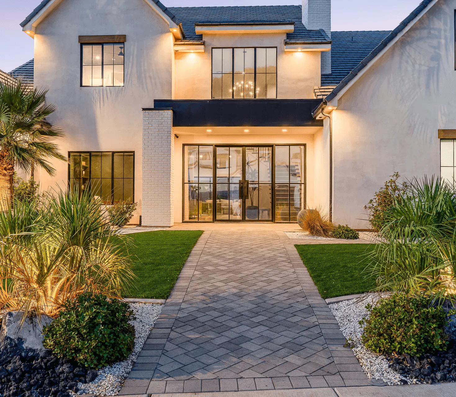 Twilight real estate listing photo, Utah